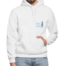 Neonatal Diabetes Awareness Adult Hoodie - white