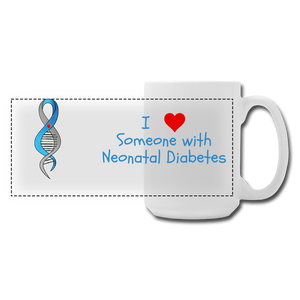 I Heart Someone with Neonatal Diabetes Coffee/Tea Mug 15 oz - white
