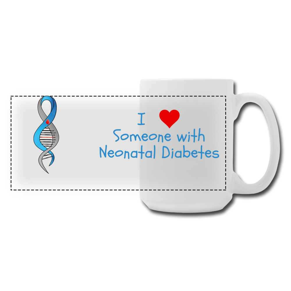 I Heart Someone with Neonatal Diabetes Coffee/Tea Mug 15 oz - white