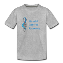 Neonatal Diabetes Awareness Toddler Premium T-Shirt - heather gray