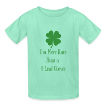 St. Patrick's Day Rare Disease T-Shirt Kids - deep mint