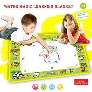 Magic Water Drawing Mat Doodle Mat Pens Baby Play Mat Rug Montessori Toys Painting Board Educational Toys For Kids Montessori
