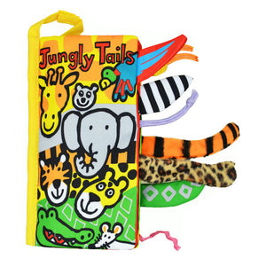 Jungly Tails Texture Sensory Touch Cloth Book