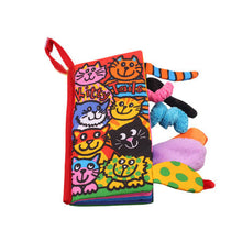 Kitty Tails Texture Sensory Touch Cloth Book