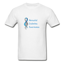 Neonatal Diabetes Awareness Adult Tagless T-Shirt - white