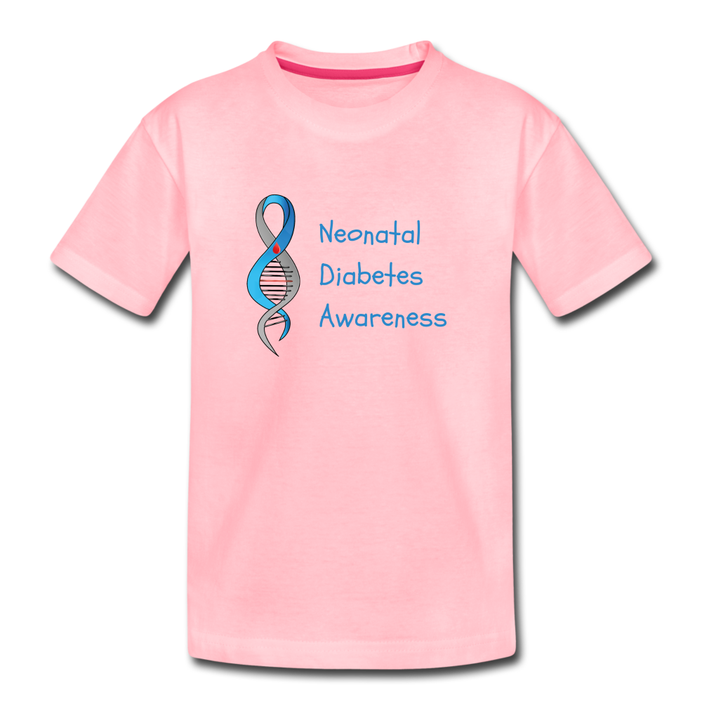 Neonatal Diabetes Awareness Toddler Premium T-Shirt - pink