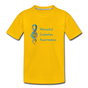 Neonatal Diabetes Awareness Toddler Premium T-Shirt - sun yellow