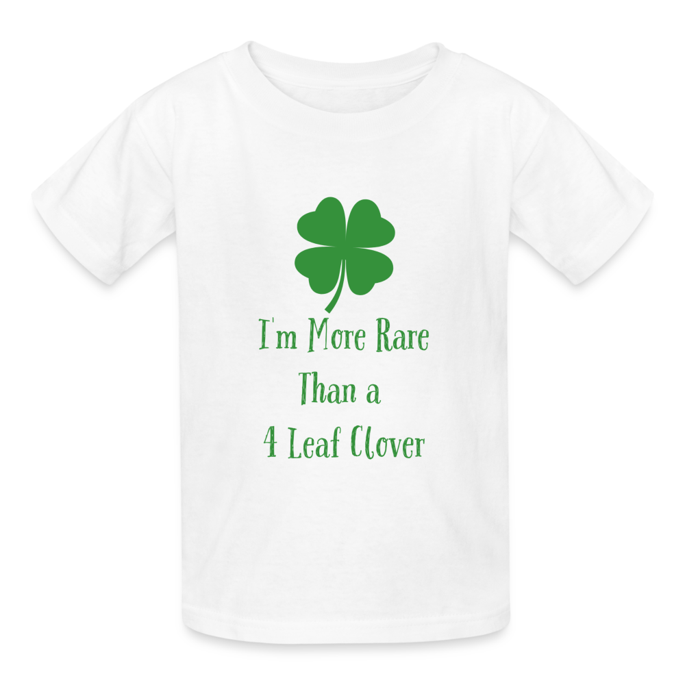 St. Patrick's Day Rare Disease T-Shirt Kids - white